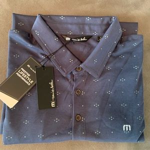 Travis Matthew Blue Golf Polo Size XL